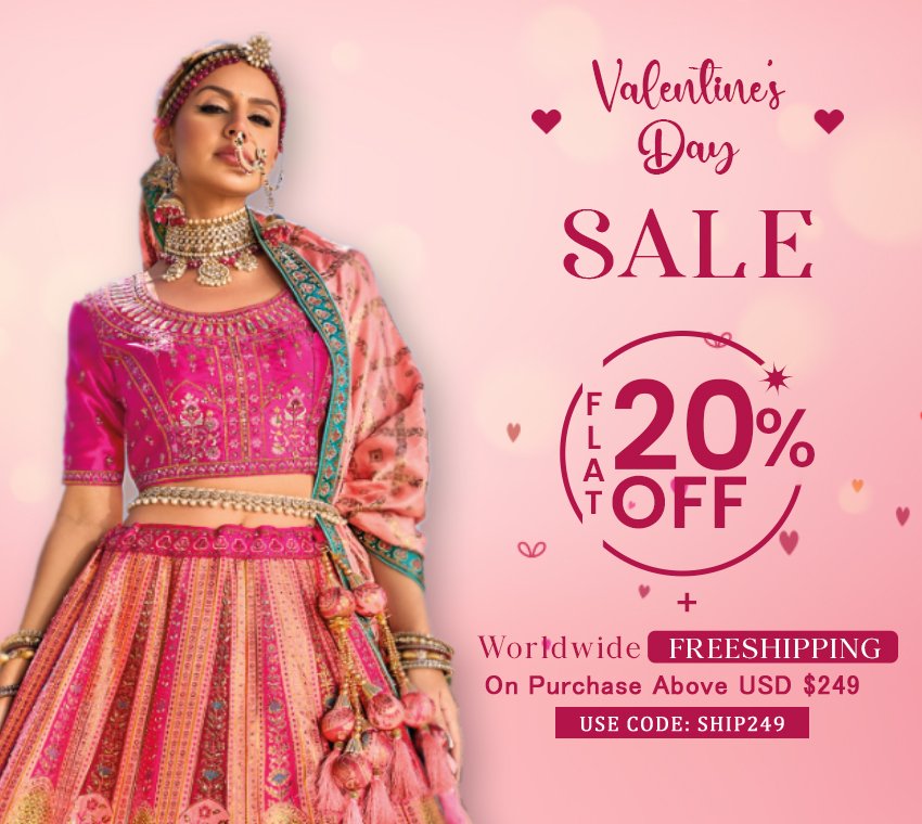 Buy online women ethnic wears: Indian Suits, Pakistani Suits, Sarees,  Lehenga Choli - Yosari.com