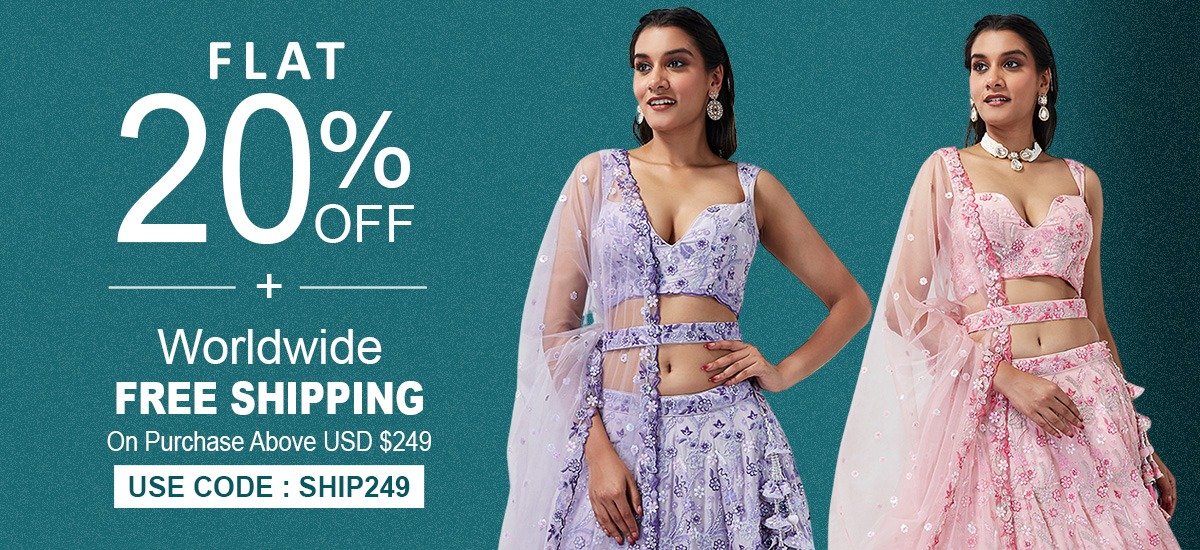 Flat 20% Off + Free Shipping