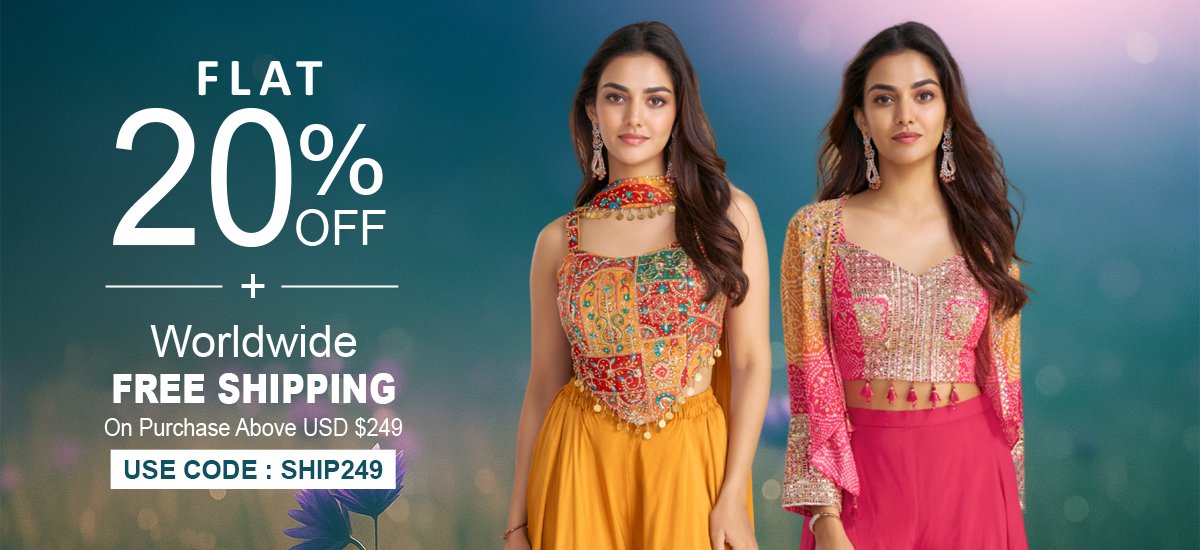 Flat 20% Off + Free Shipping