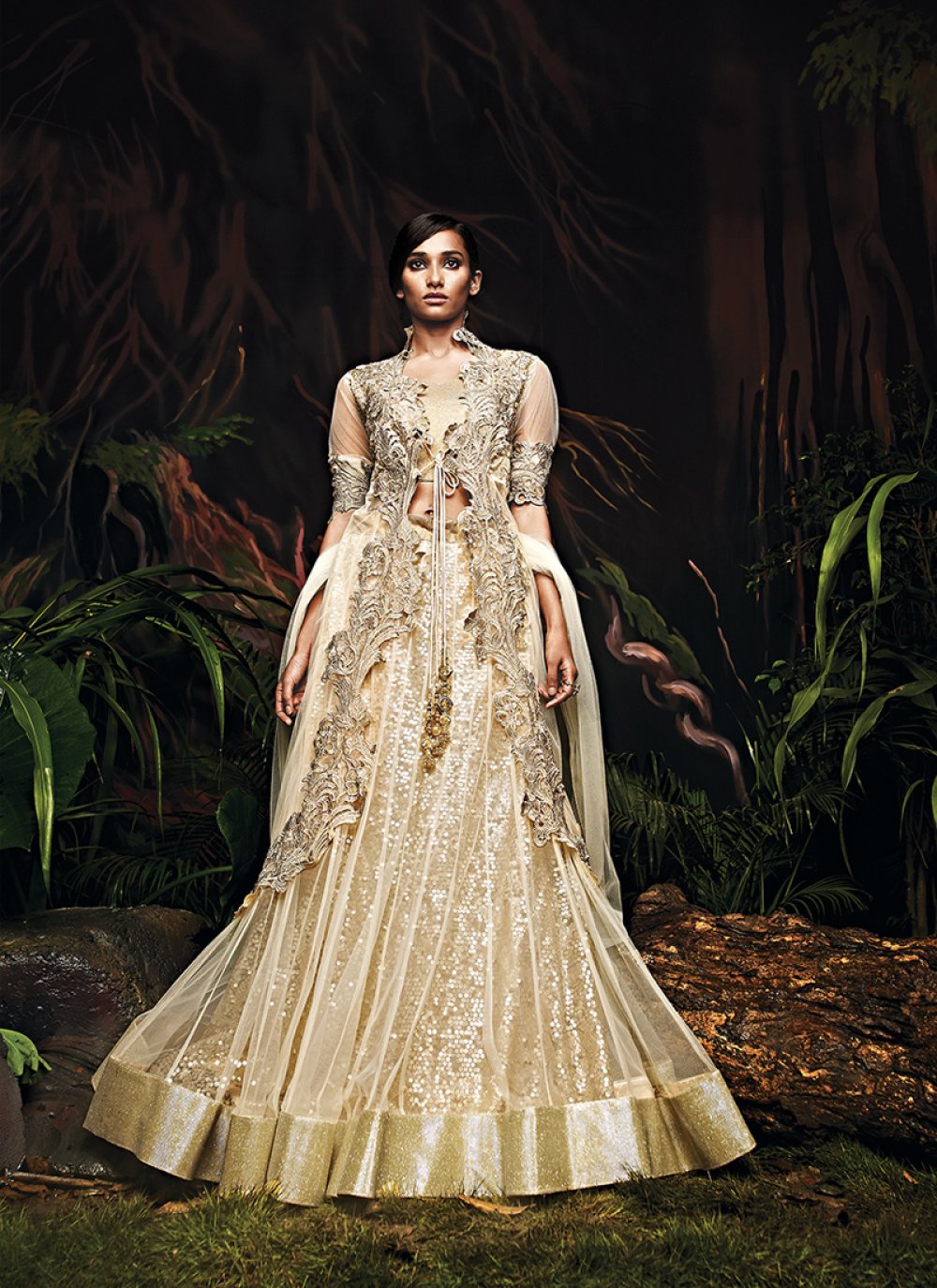 Buy Bridal Wear Sleeveless Lehenga Choli Online for Women in USA