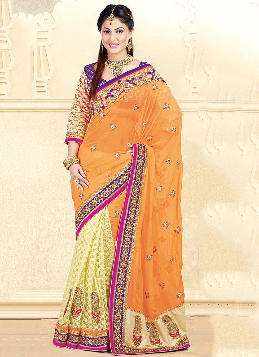 Yellow - Half-Sarees - Shubhakrit Couture - Boutique in Frisco