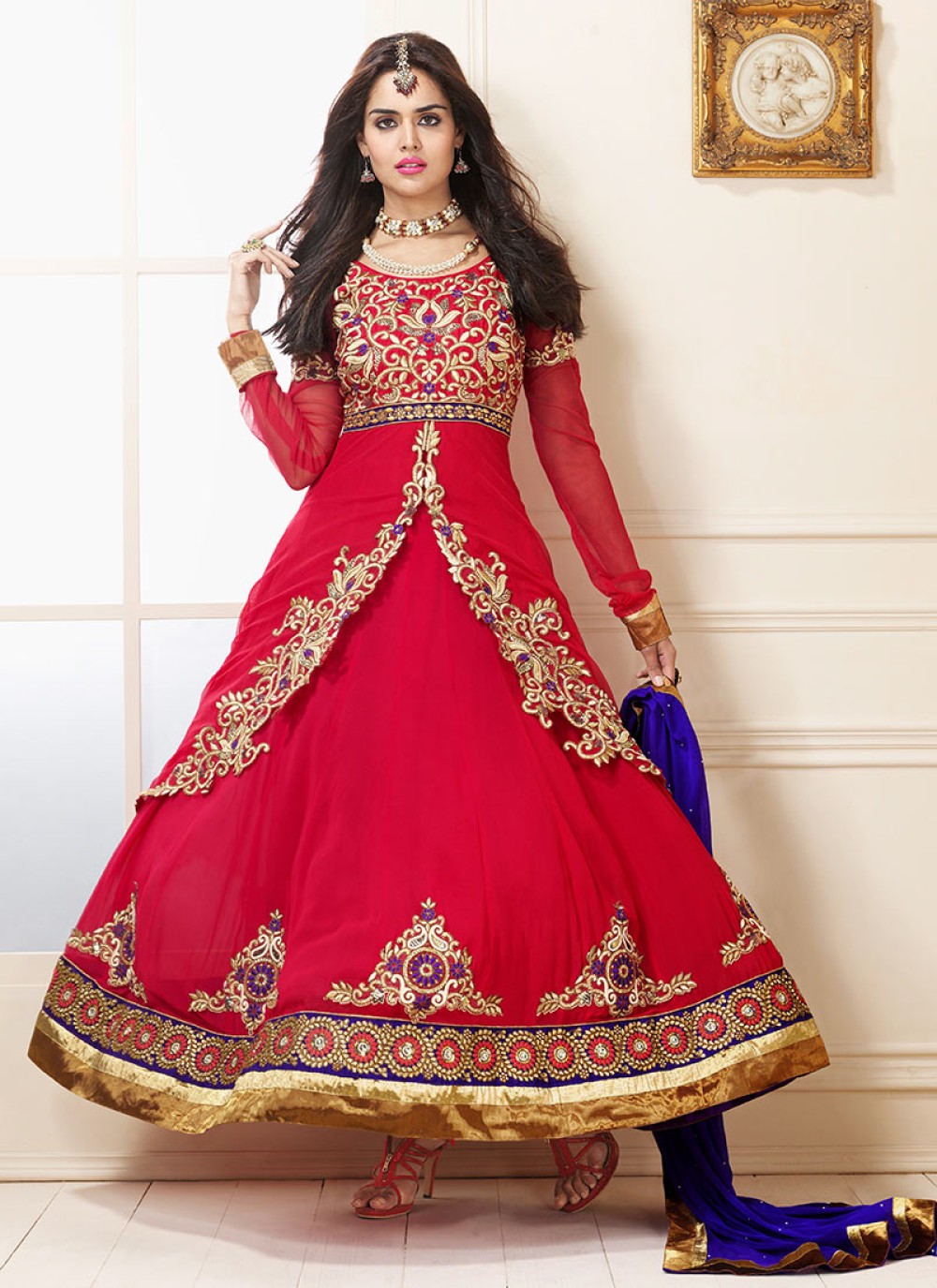 latest chiffon salwar kameez designs
