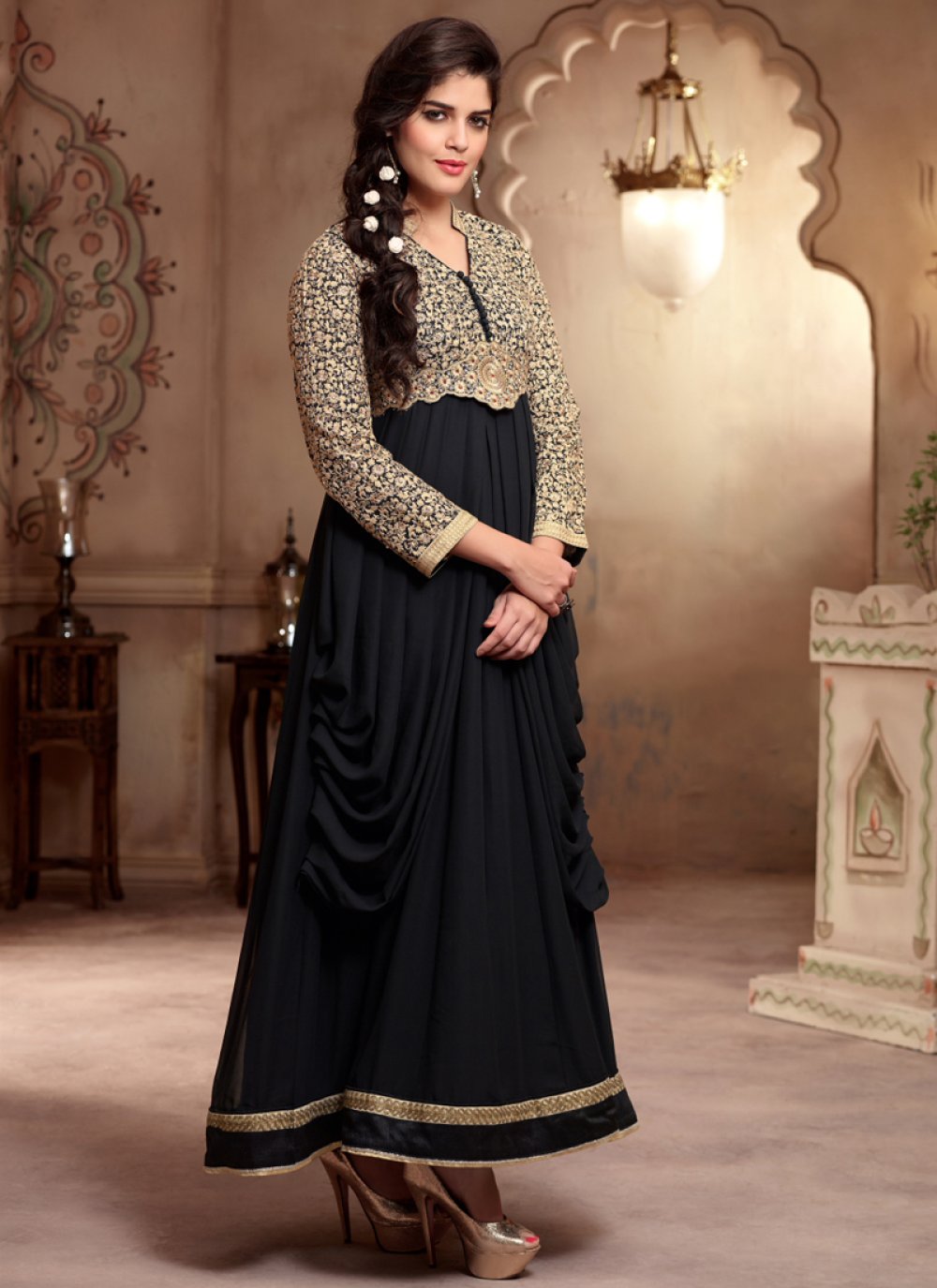 georgette suit kapda
