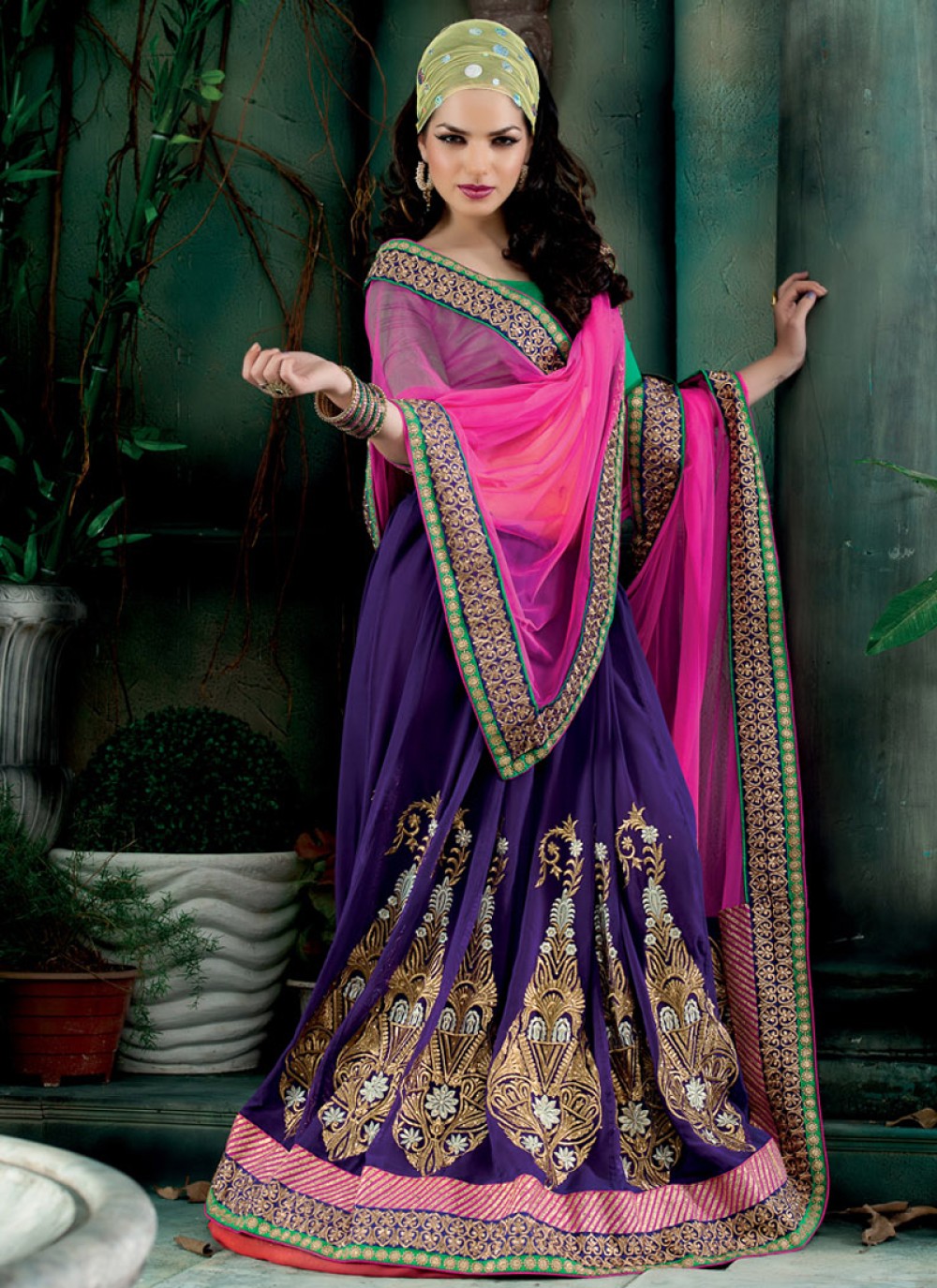 Pink And Blue Colour Rama Fashion Wholesale Designer Lehenga Choli Catalog  11062 - The Ethnic World