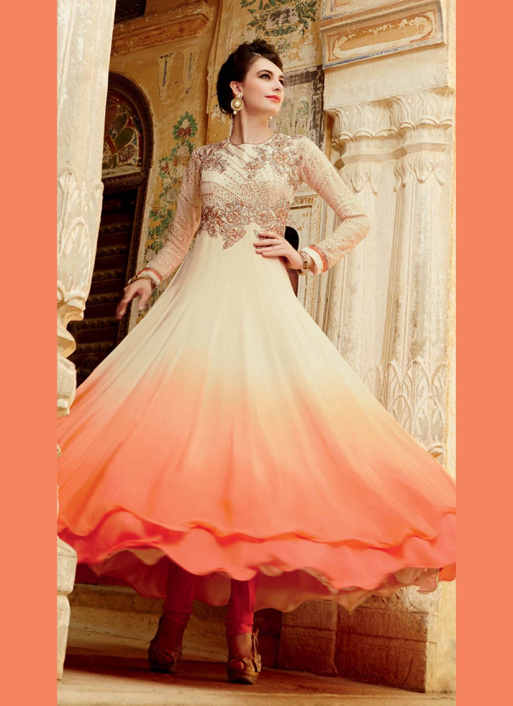 chiffon suit design