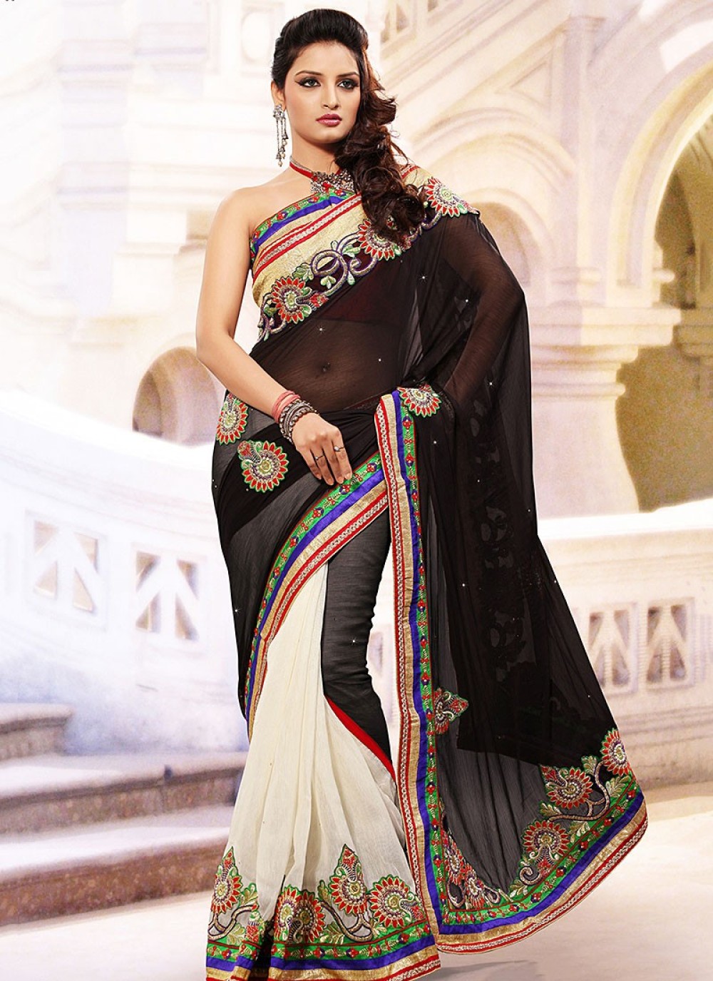Party Wear Half saree collection, With blouse piece, 3.30 at Rs 1050/piece  in Chennai
