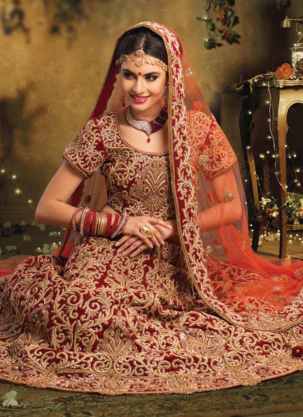 Chiffon Embroidery Ladies Party Wear Pink Embroidered Lehenga at Rs 5300 in  Surendranagar