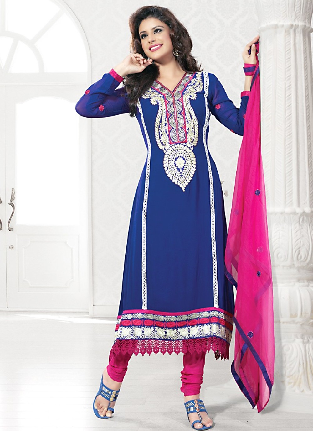 Blue Salwar Kameez