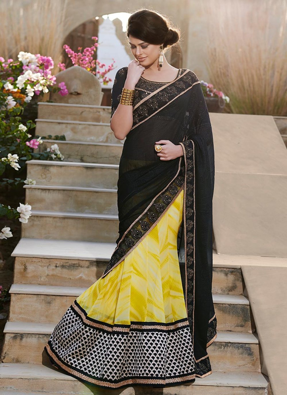 Jasmine Yellow Lehenga Choli Wedding Wear Lengha Choli Lengha Chunri Set  Sari | eBay