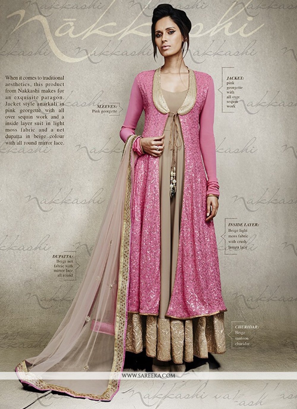 jacket style suit with dupatta