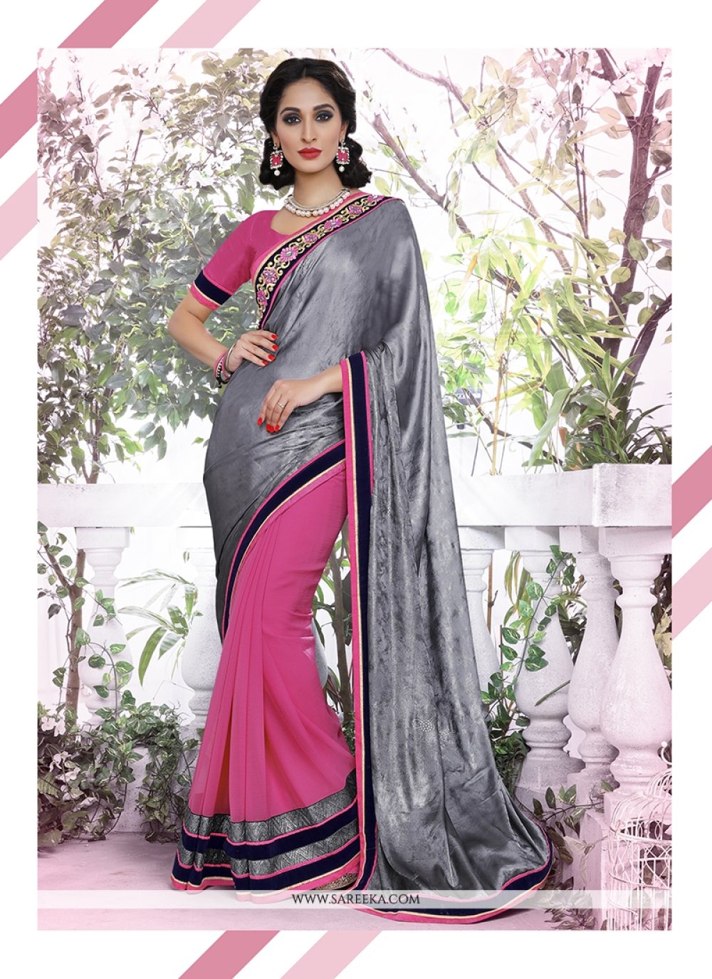 Embroidered Work Designer Saree