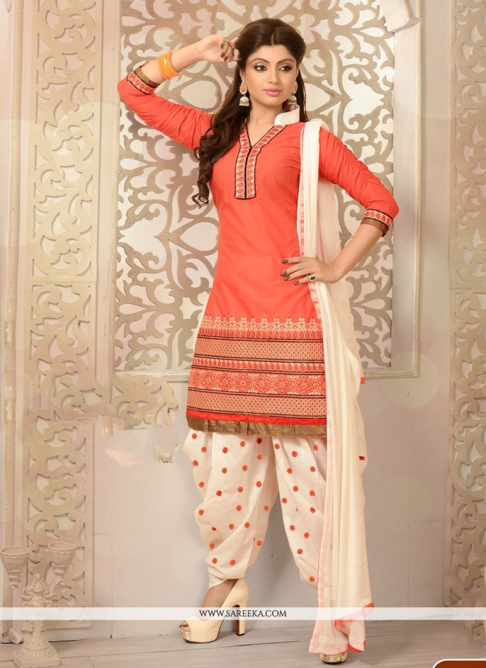 Semi patiyala dress pattern | Patiyala dress, Dress pattern, Dress