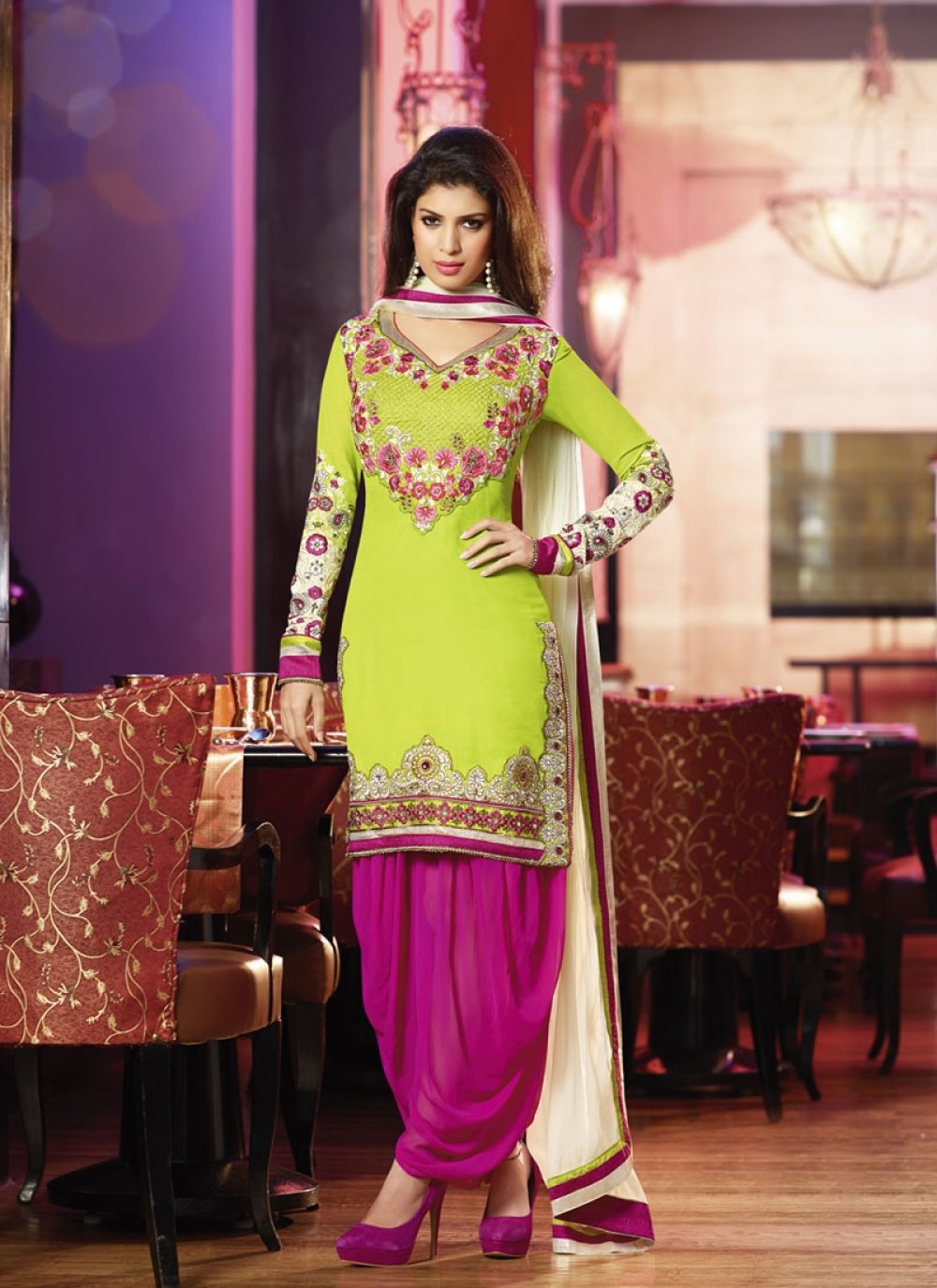 Lime Green Suit Set – Thread & Button