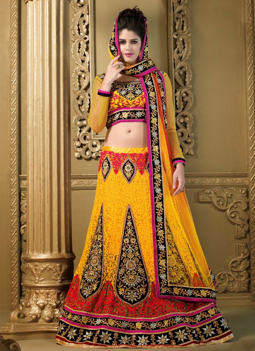 Bridal Wear Heavy Work Lehenga Choli AF0245 - Buy online exclusive retail  cloth