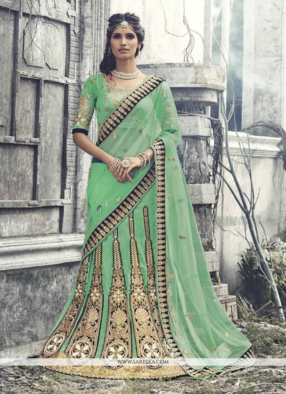 1 min ready to New trending designer lehenga saree with stitched blouse -  Shop Lance – ShopLance