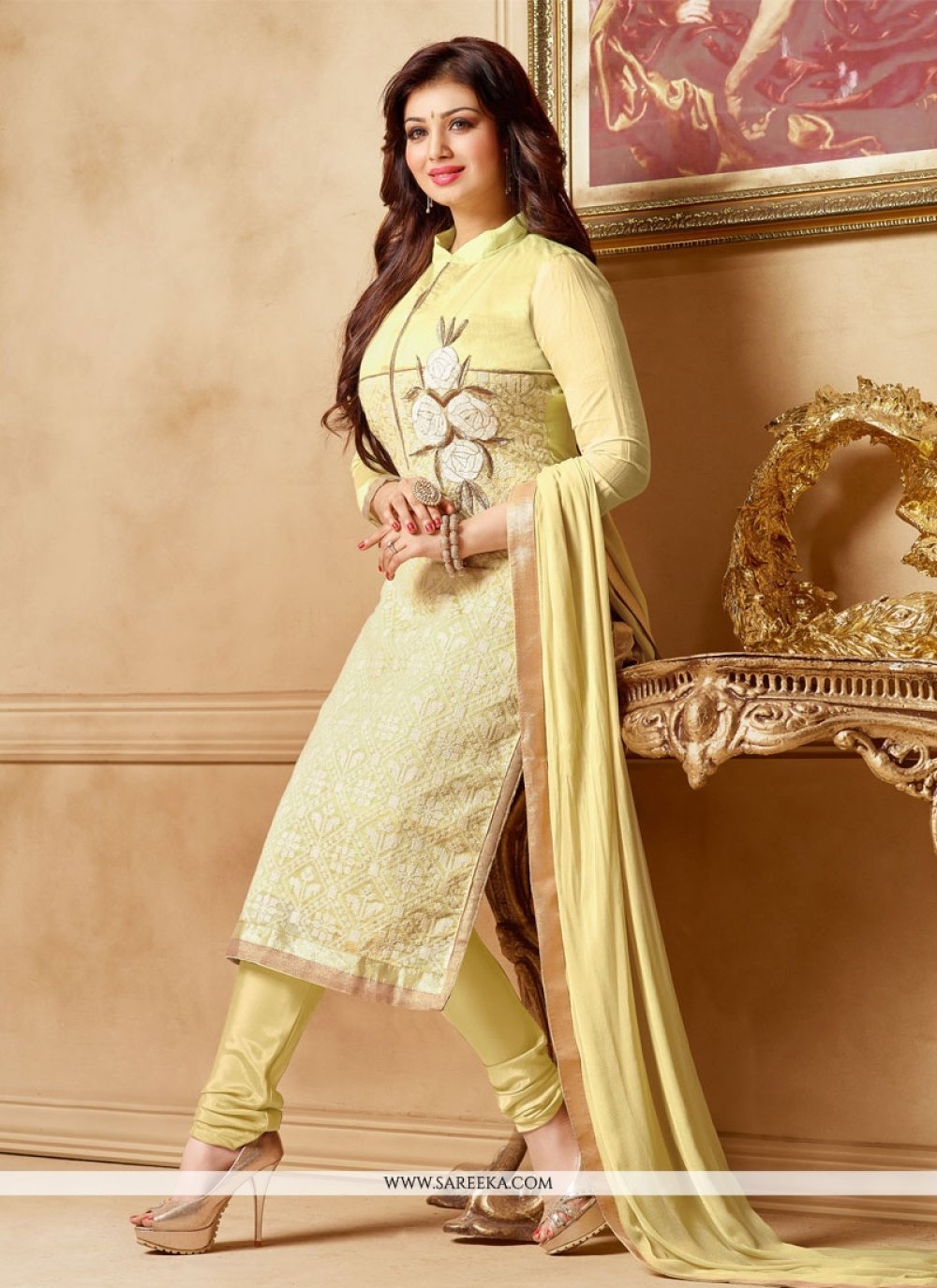 Latest chiffon sale churidar designs