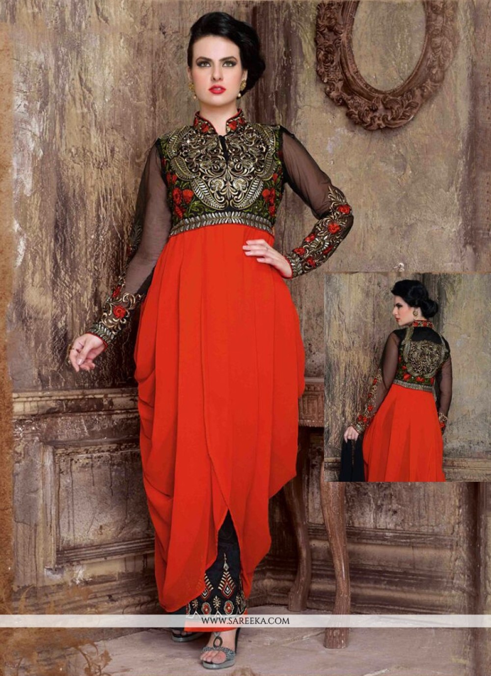 Red Designer Salwar Suit