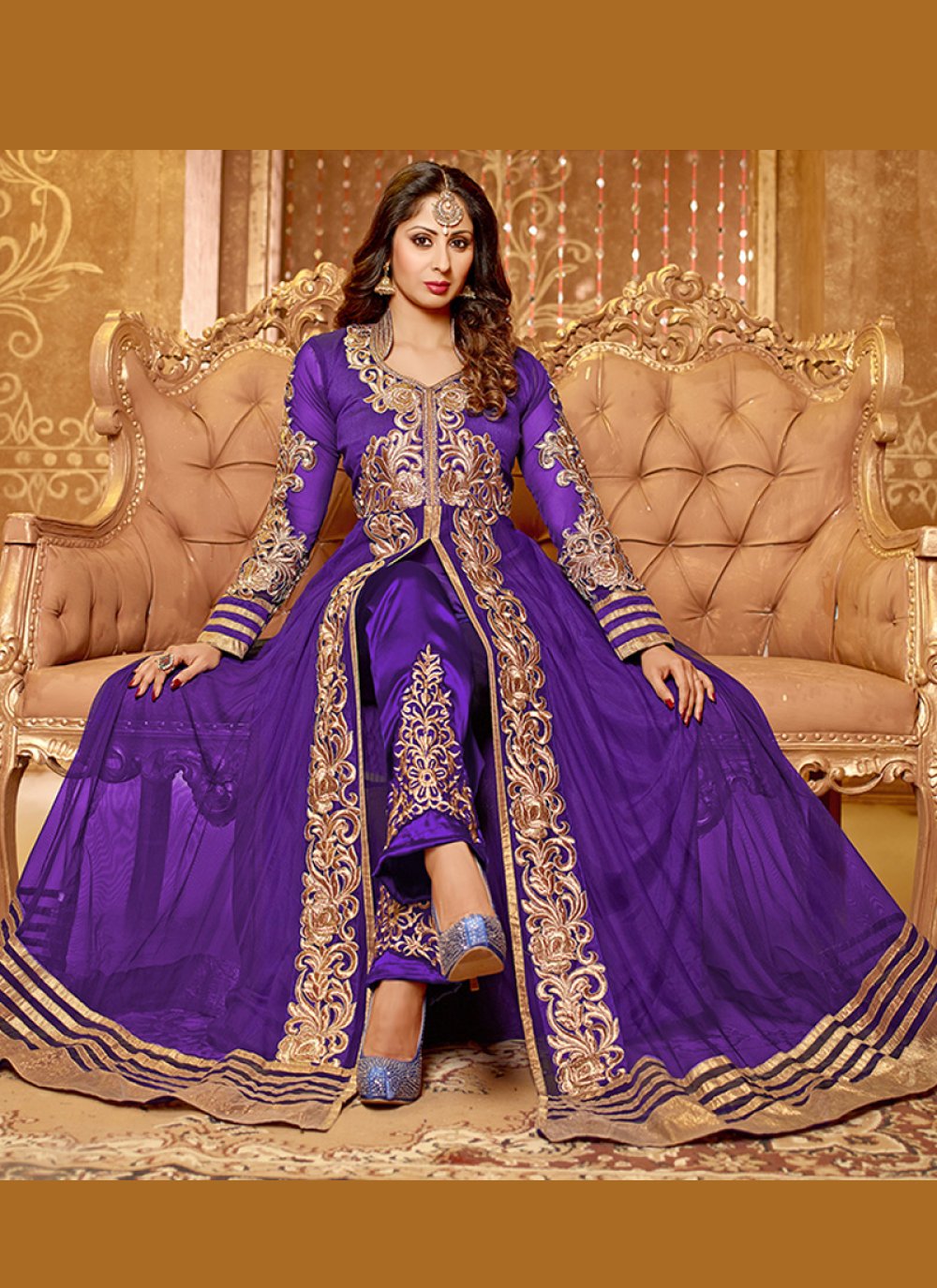 Pant style anarkali sales suits