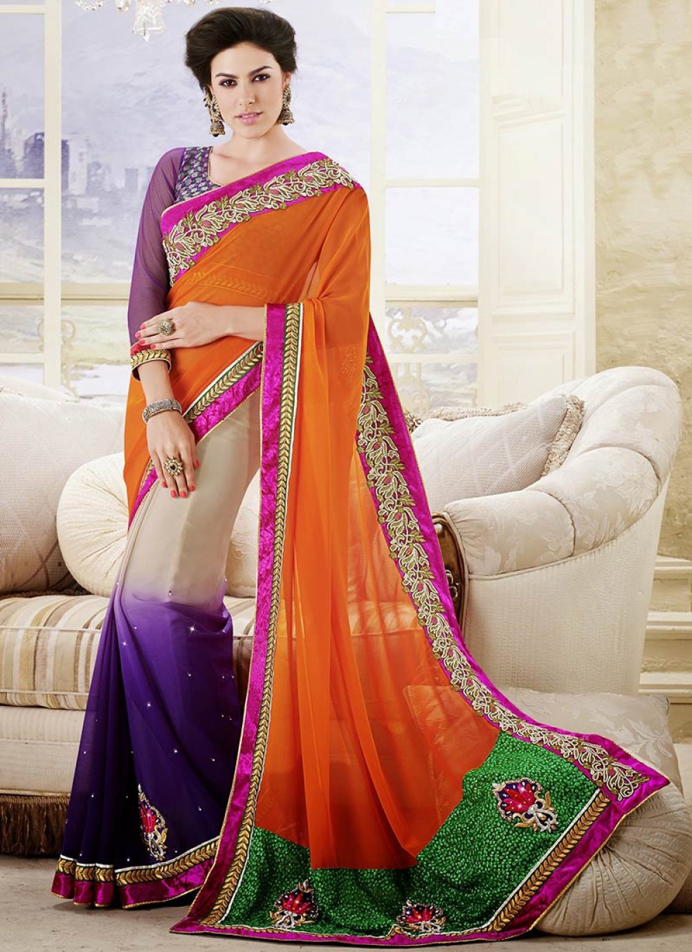 Latest Simple Half Saree Designs For Women In 2023