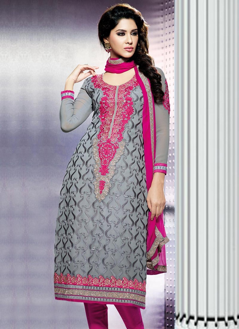 modern churidar stitching design