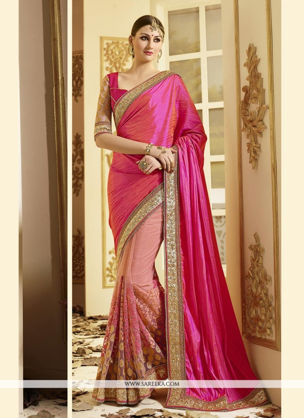 Organza Saree - Buy Classy Designer Organza Sarees Online| Myntra