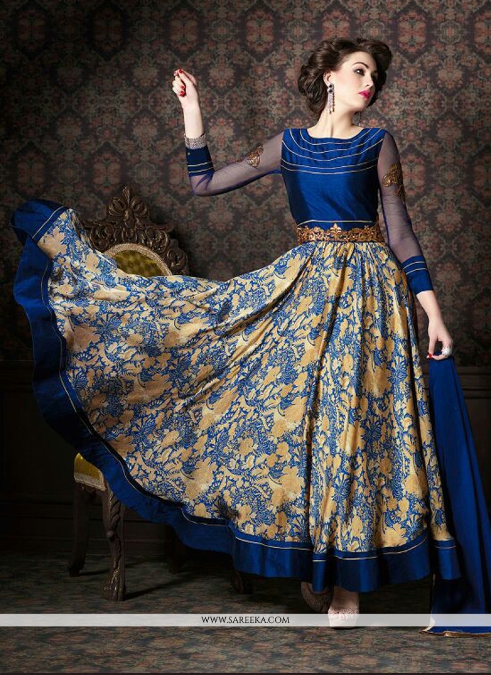 asos design anarkali