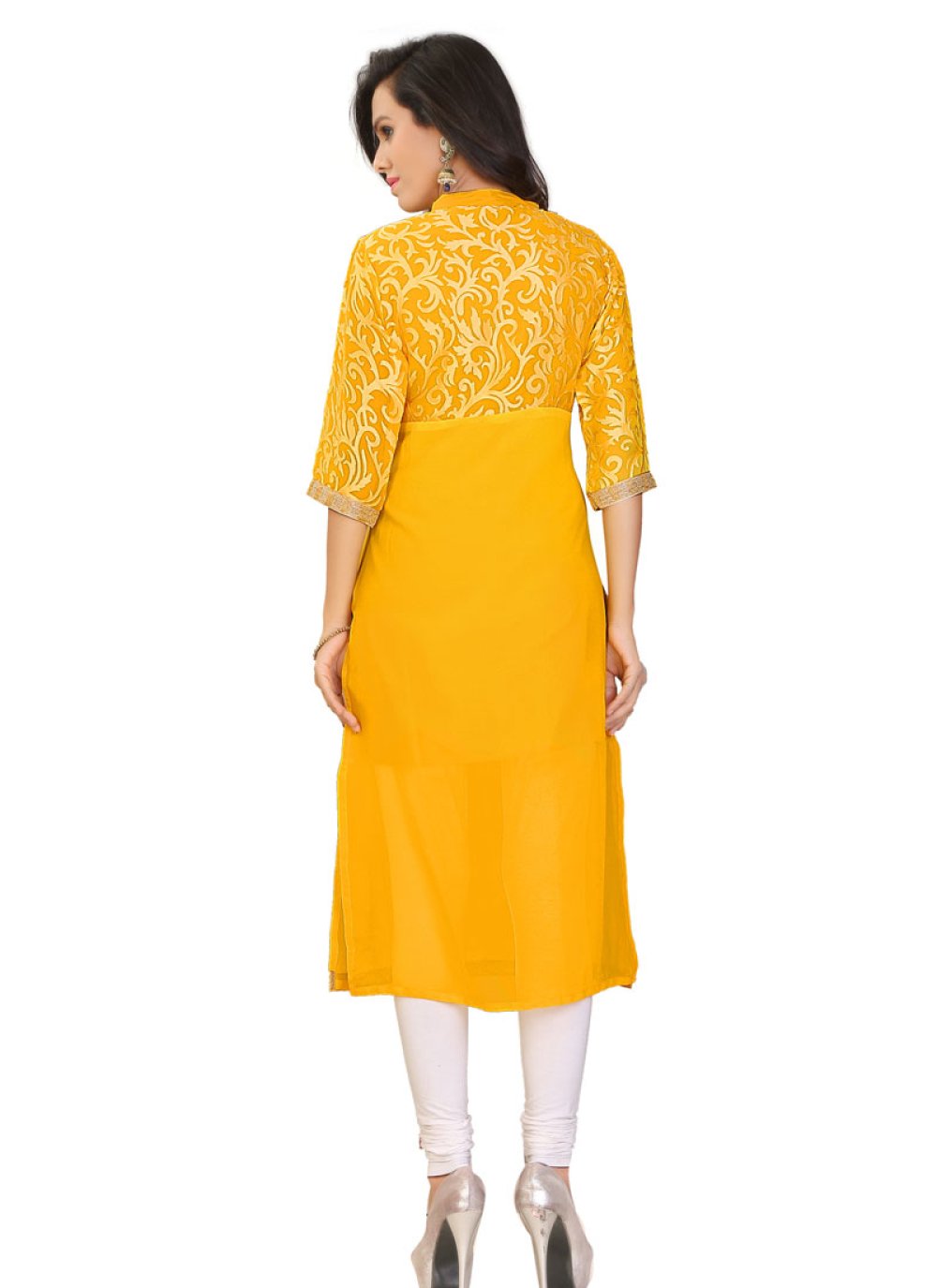 yellow party wear