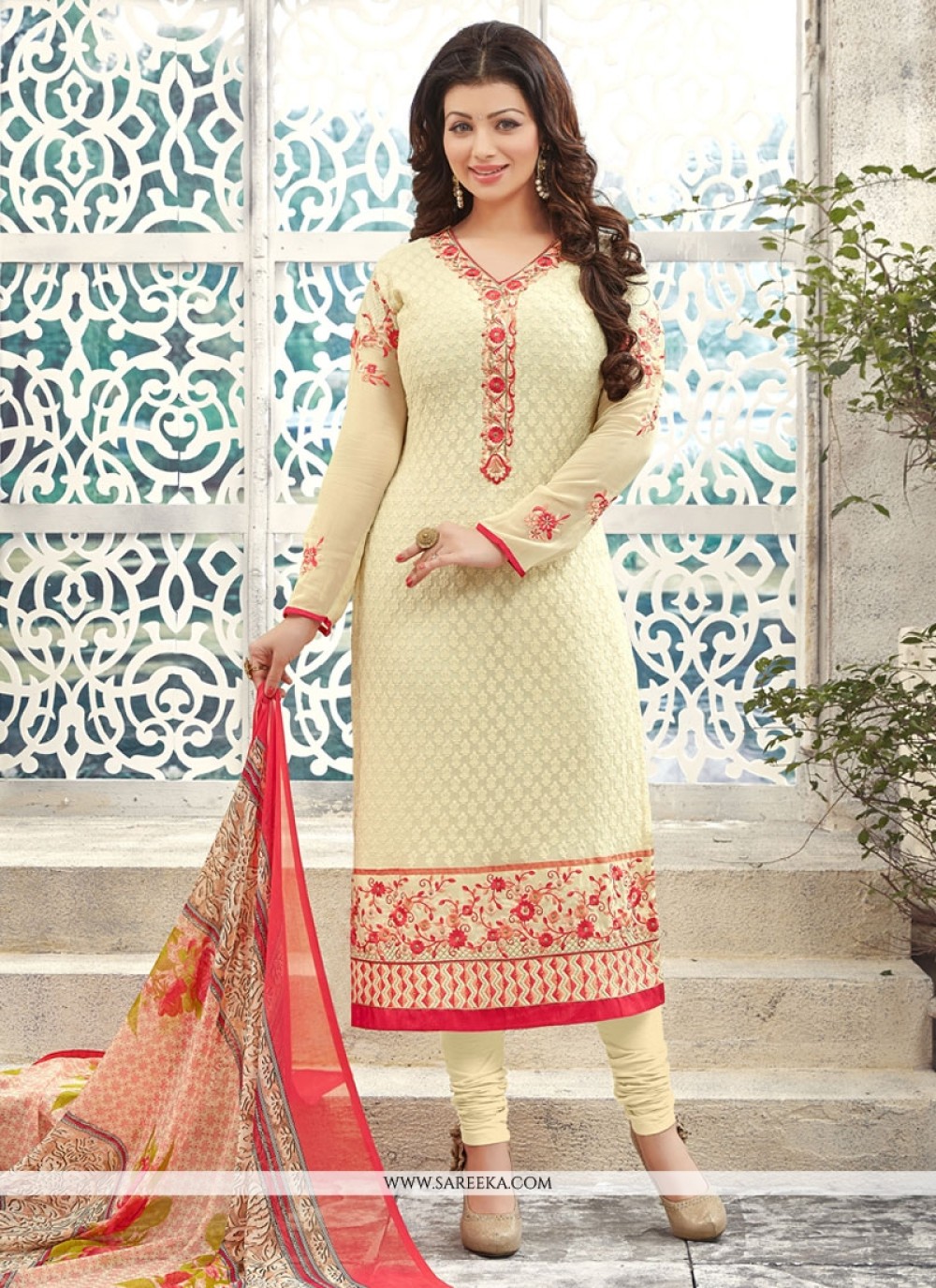 georgette churidar materials online shopping