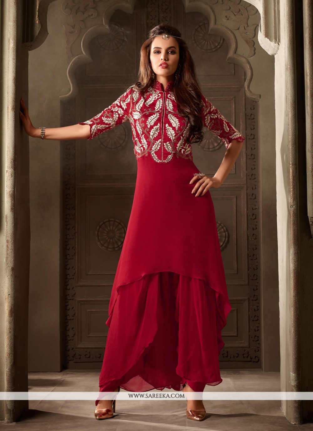 georgette punjabi suit design