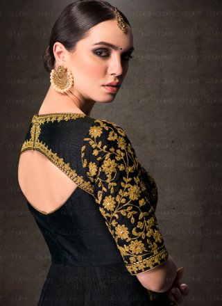 Banglori Silk Black Designer Salwar Suit