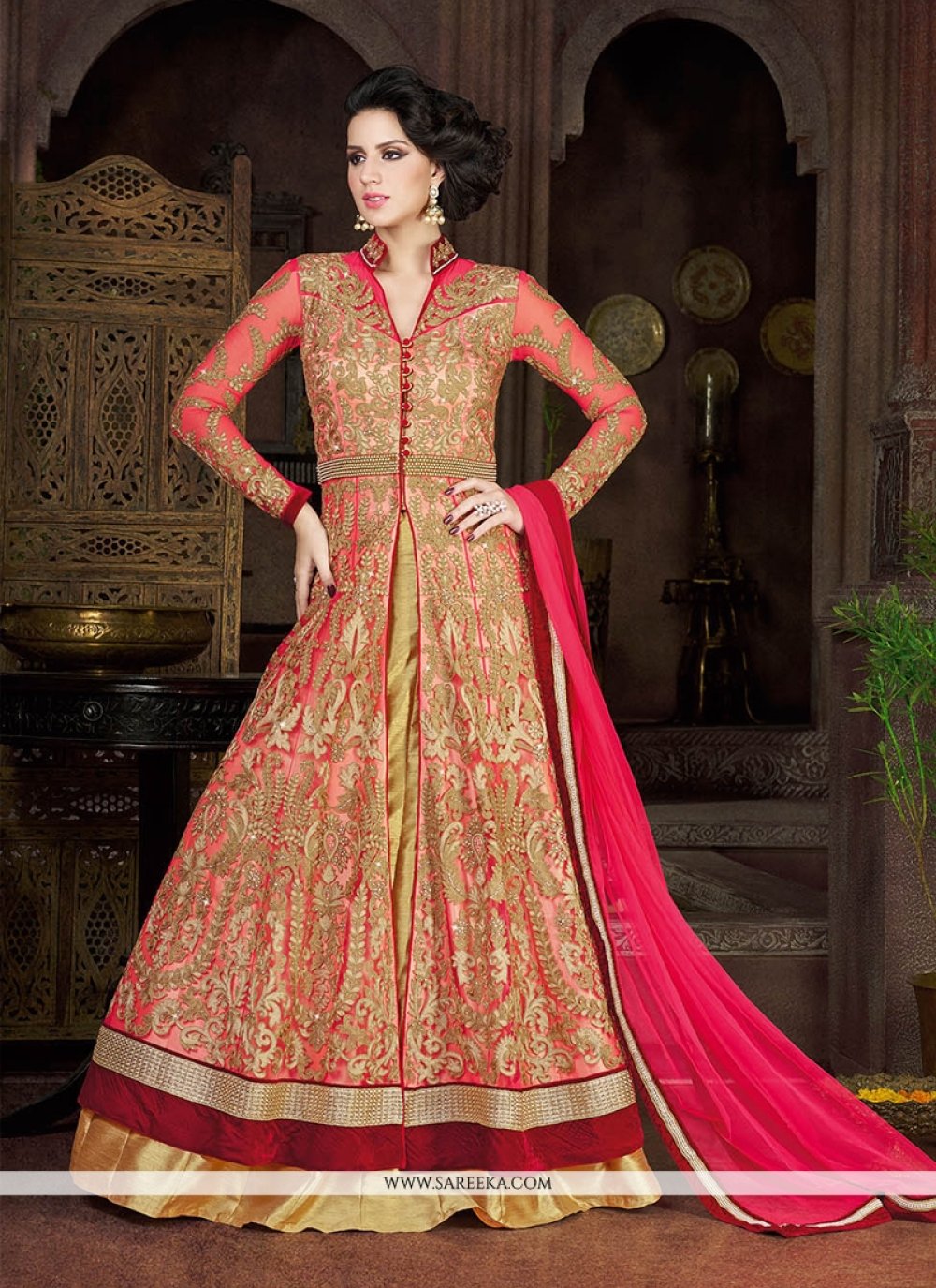 Buy Indian Bridal Lehenga Choli | Designer Wedding Lehengas Online UK: Red,  Lavender and Rani