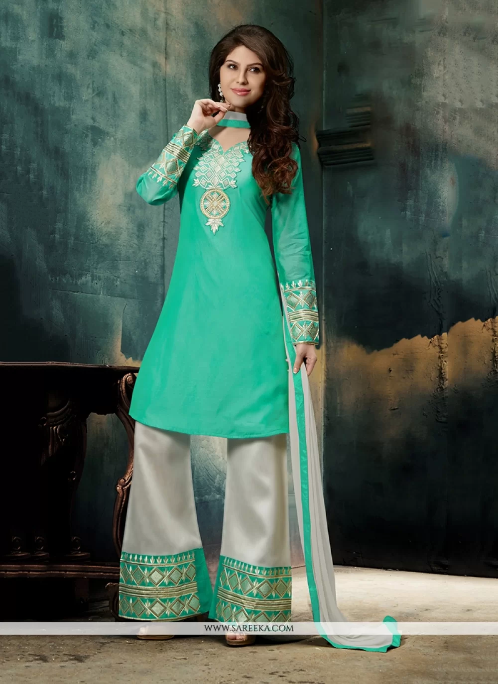 Designer palazzo pants with kameez hotsell