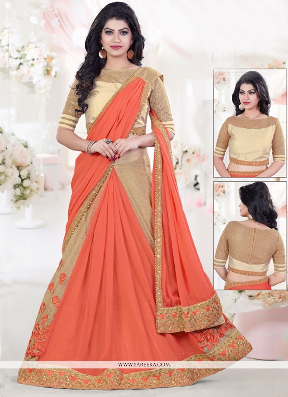 net work lehenga