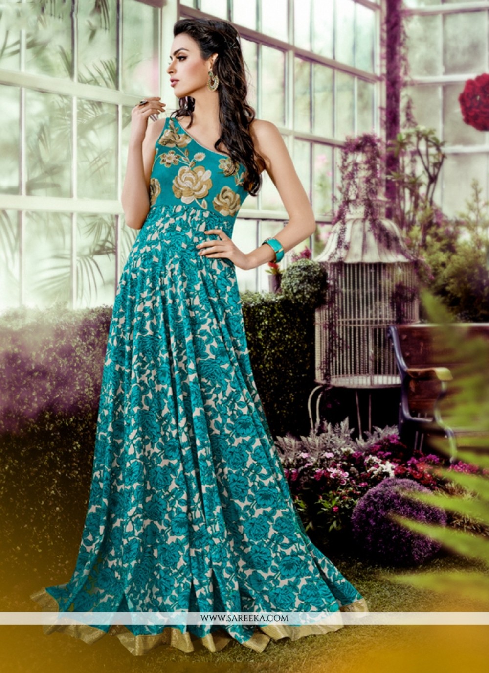 Buy Rayon Trendy Gown Online