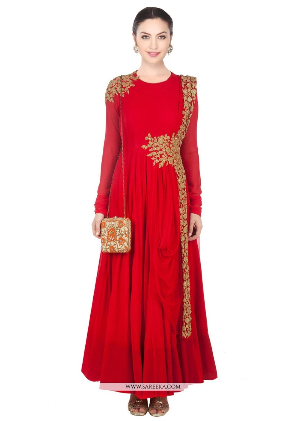 red net salwar suit