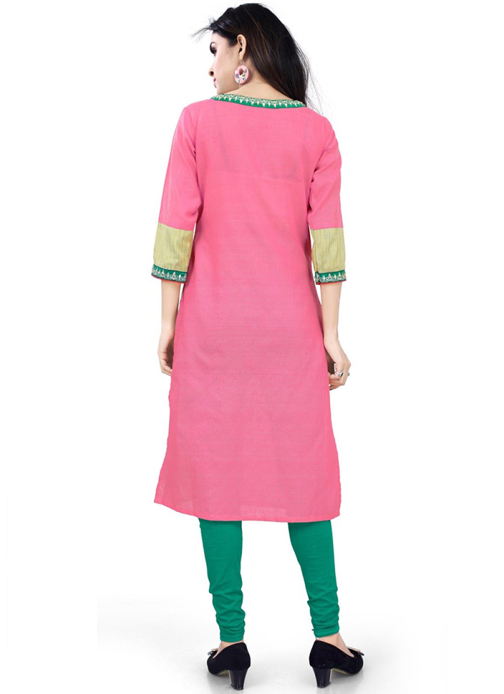 party wear chanderi kurti