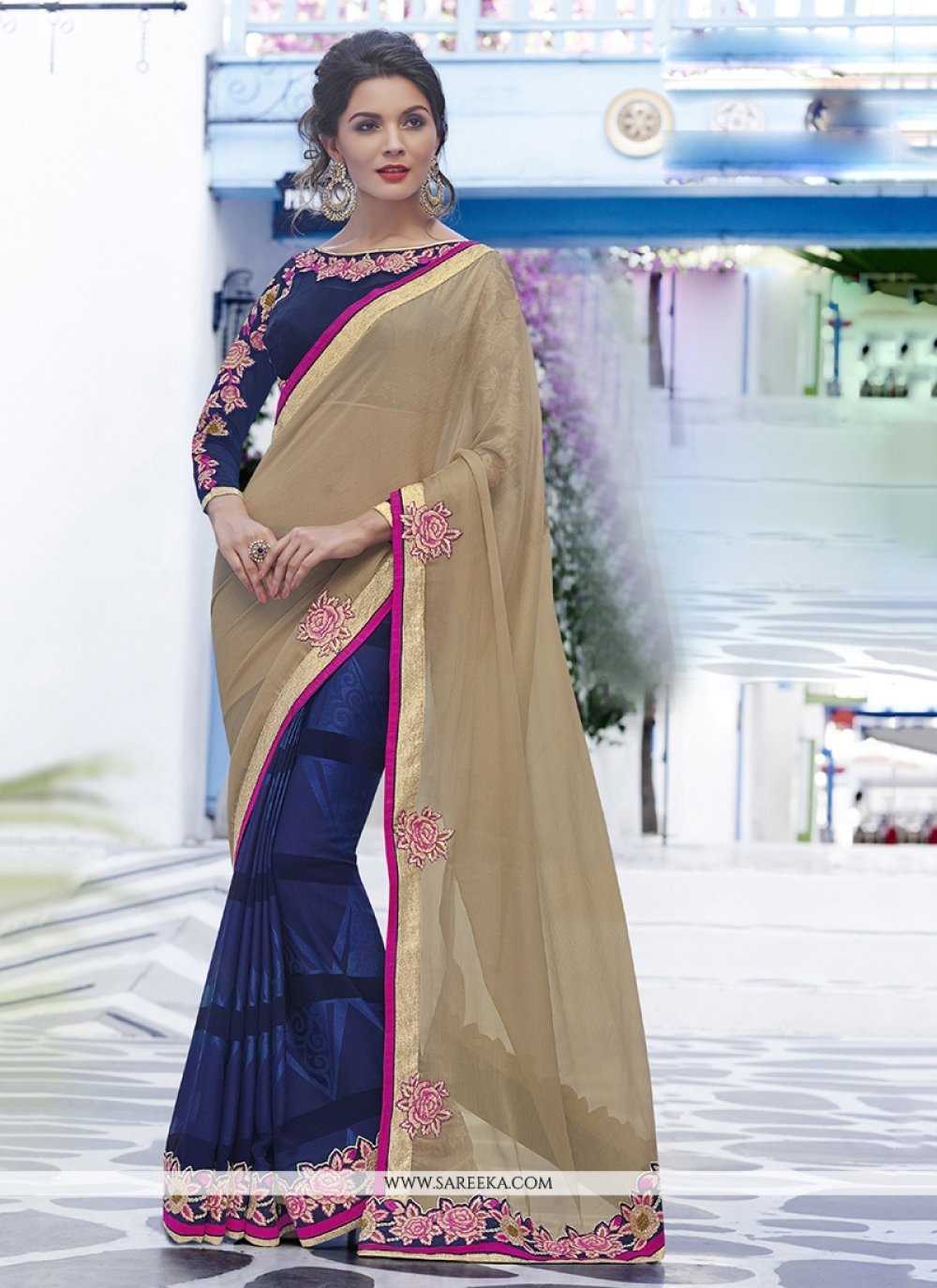 Embroidered Work Classic Designer Saree
