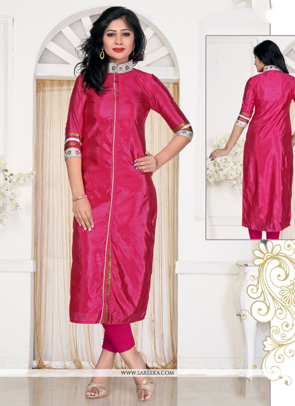 designer kurtis with laces