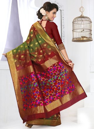 Weaving Work Banarasi Silk Designer Traditional Saree