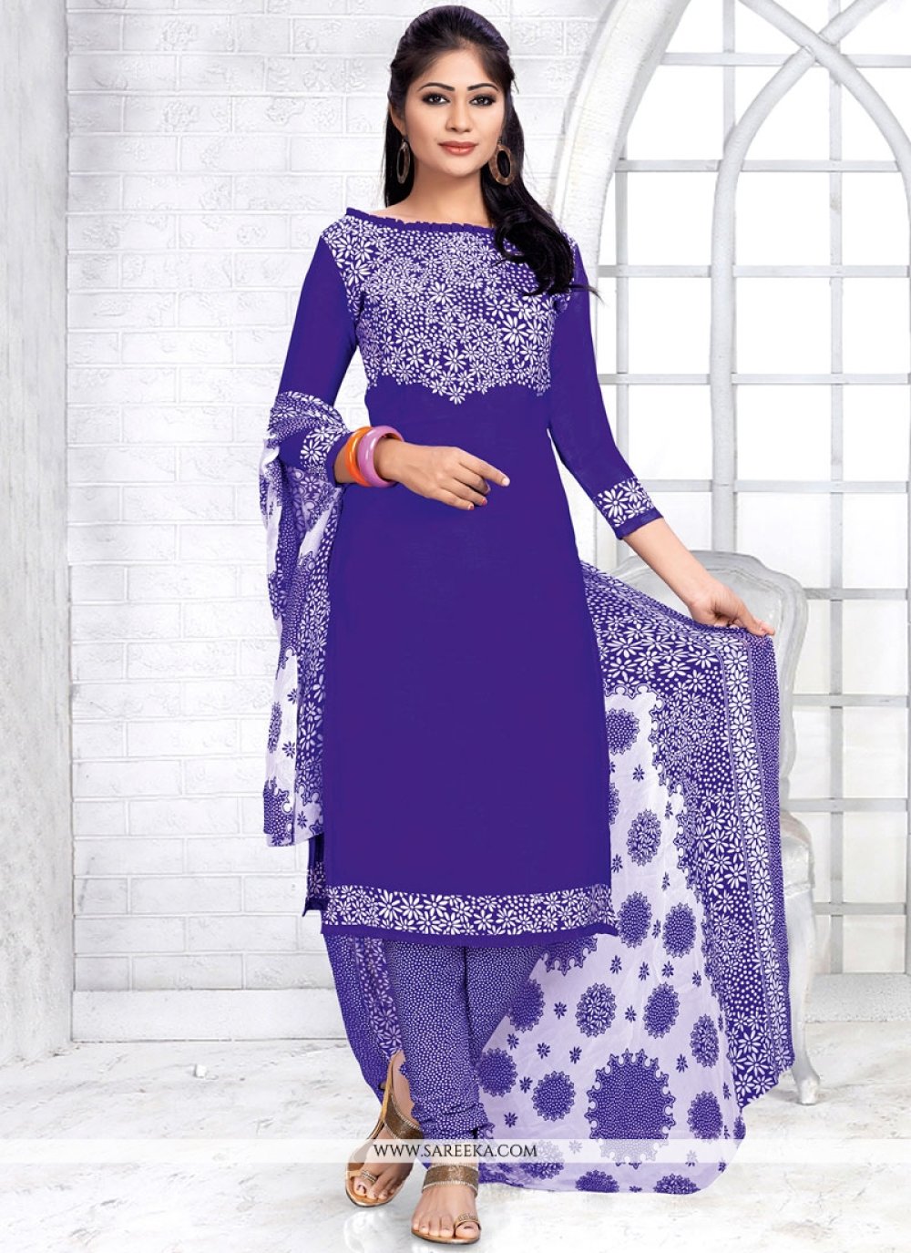 Chiffon clearance churidar online