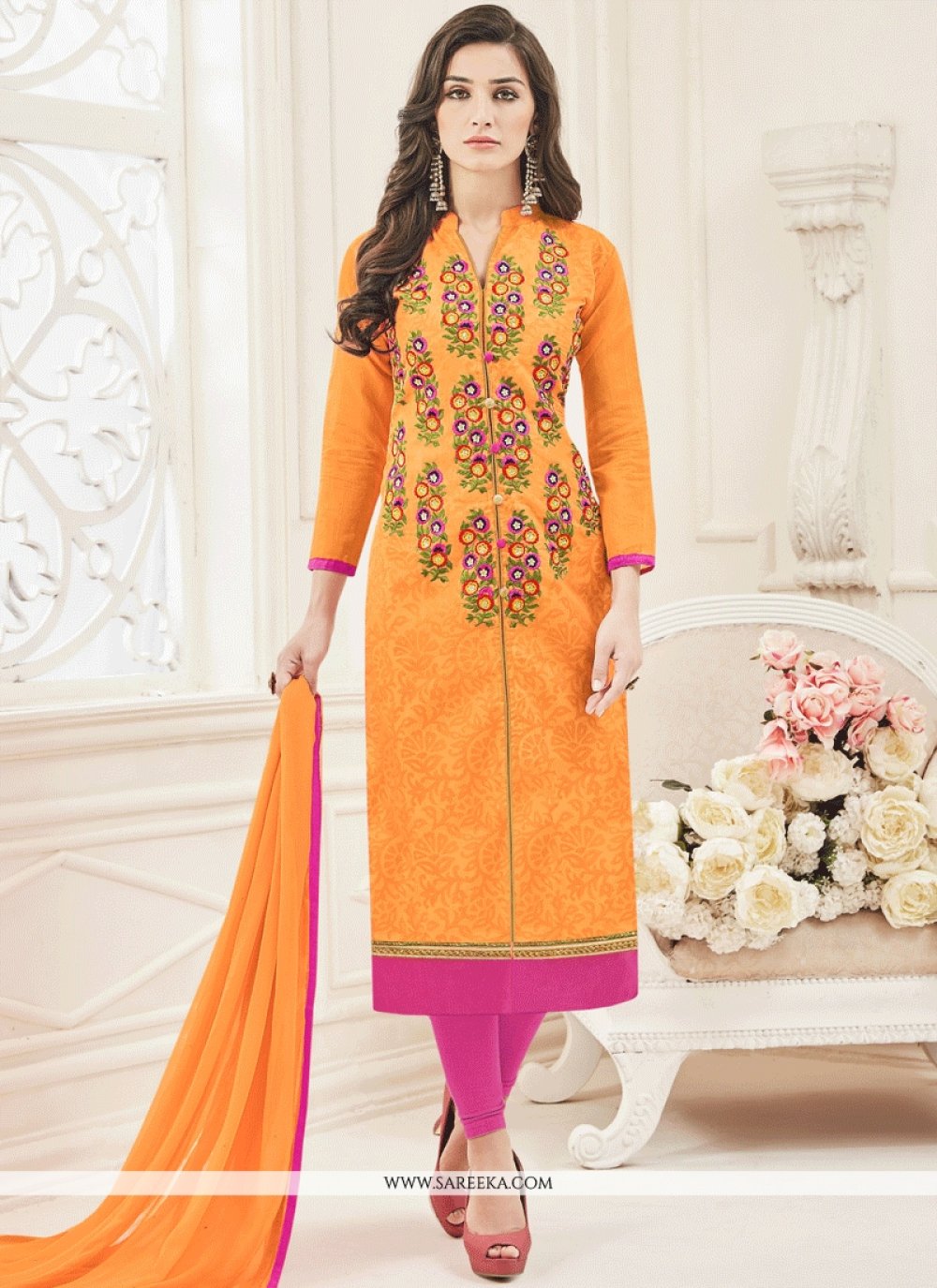 churidar cut piece online