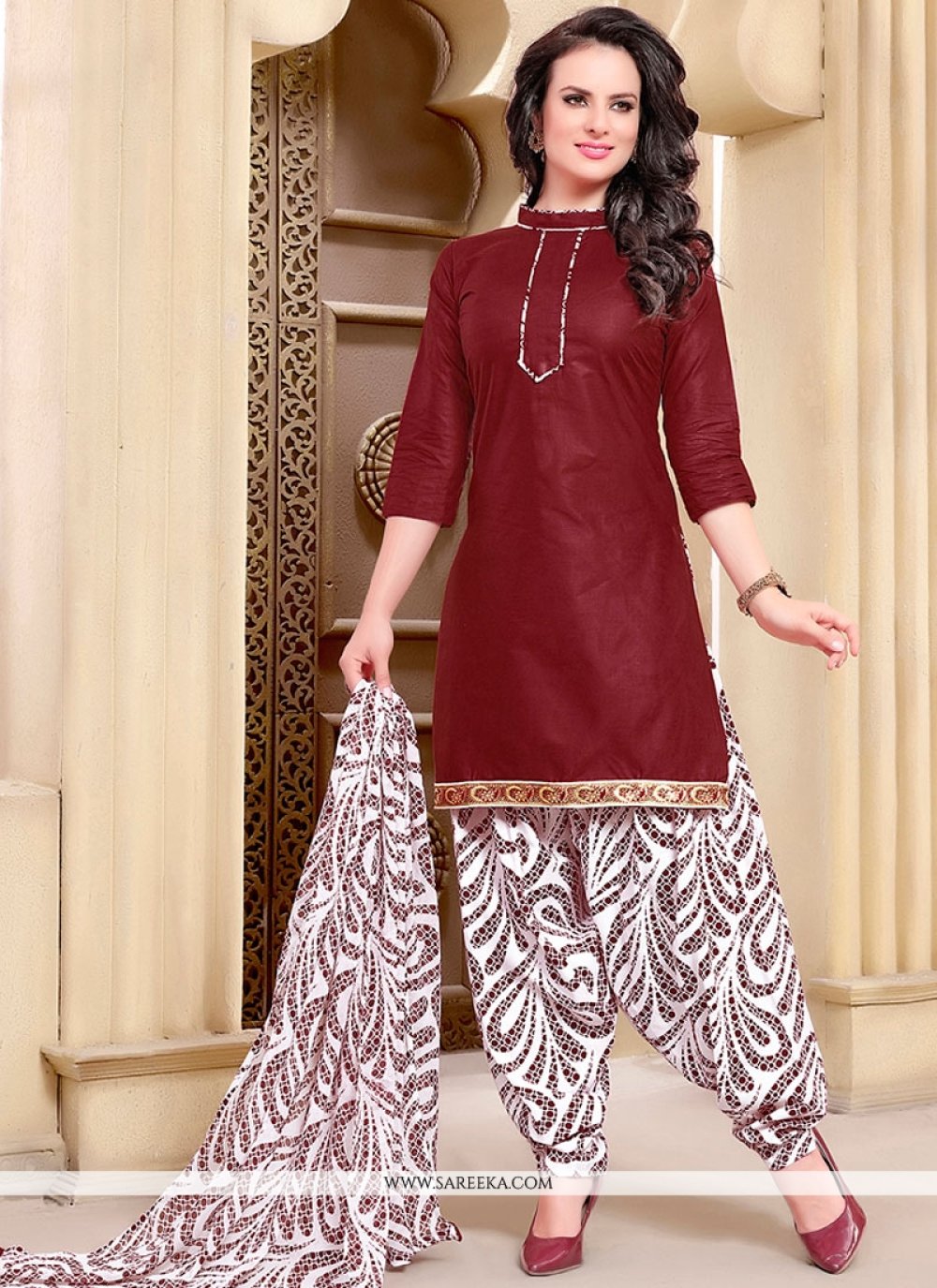 Cotton punjabi suits sale