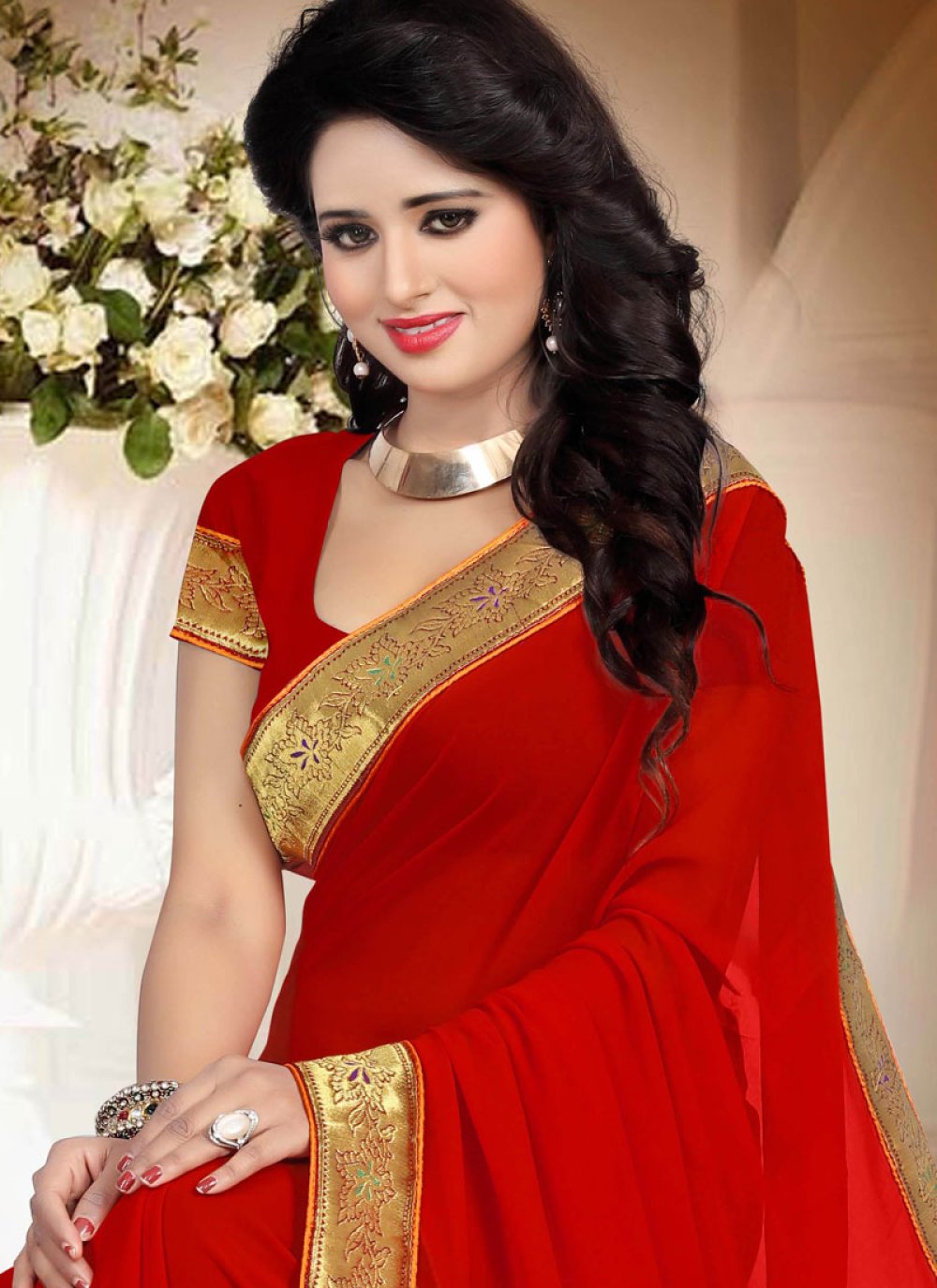 Buy Red Saree Online : South Africa