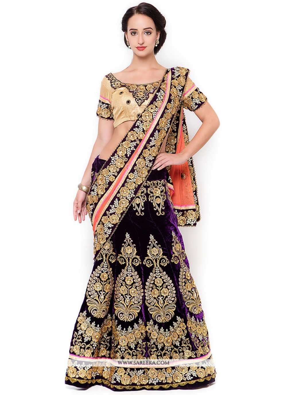 Buy Lehenga Style Sarees at Fashionwebz in USA, UK, Canada | Lehenga style  saree, Indian women fashion, Lehenga saree