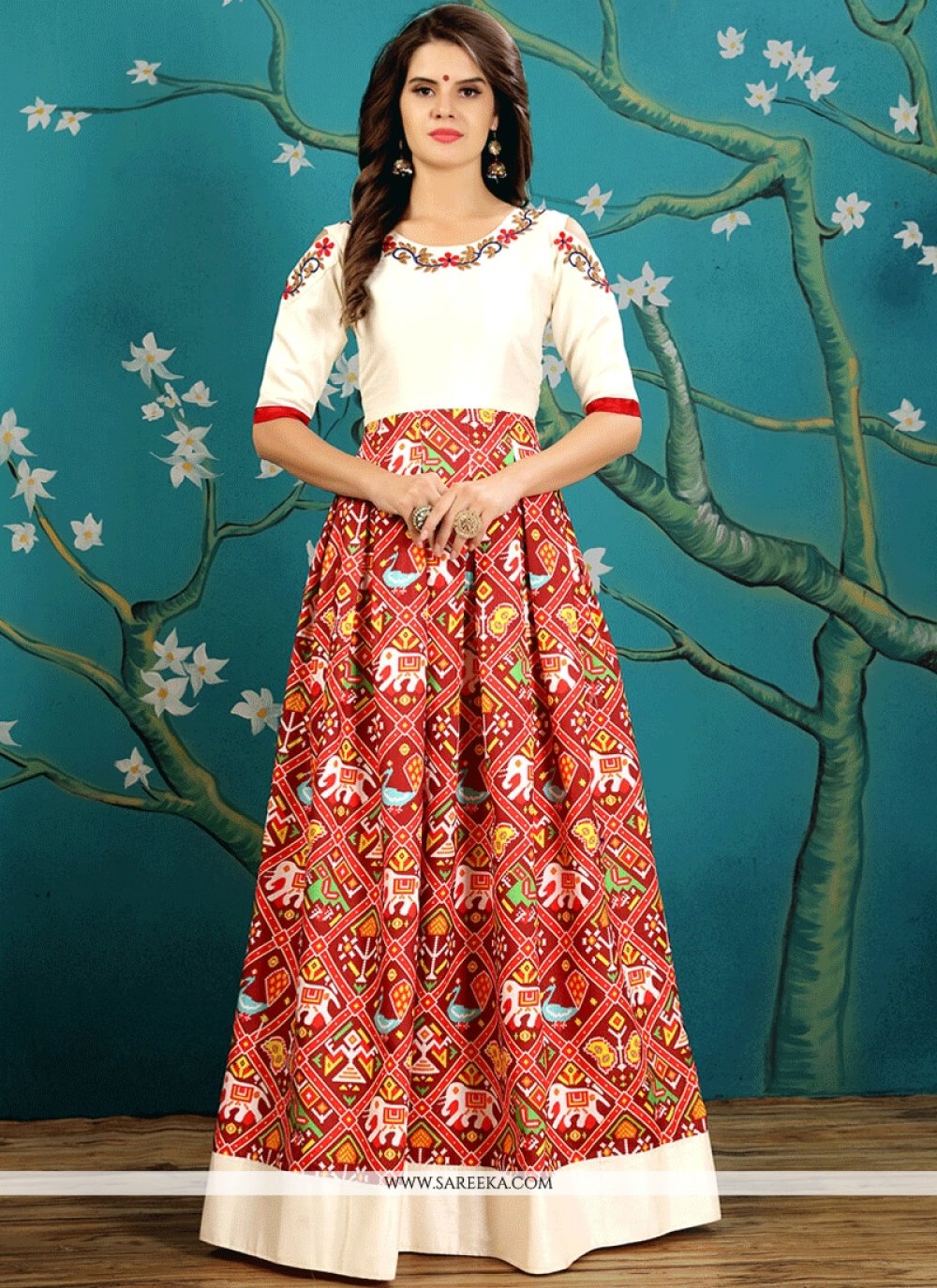 Wanna Sakhi Catalog Exclusive Wear Readymade Long Gowns