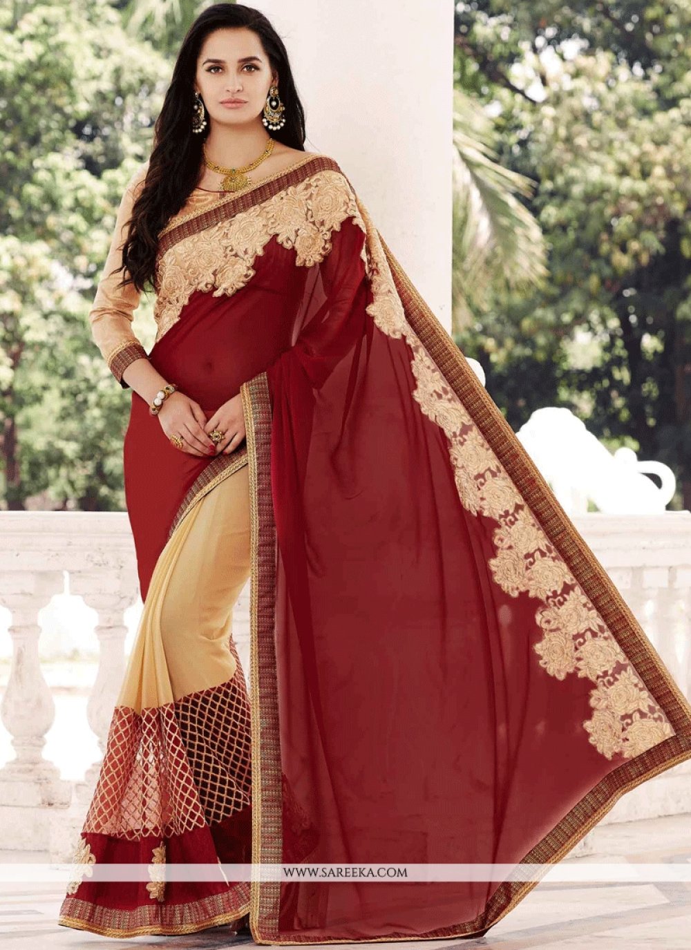 modern-half-sarees (5) • Keep Me Stylish