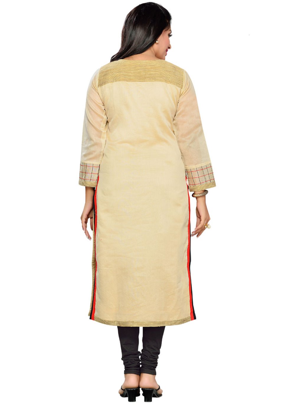 party wear chanderi kurti