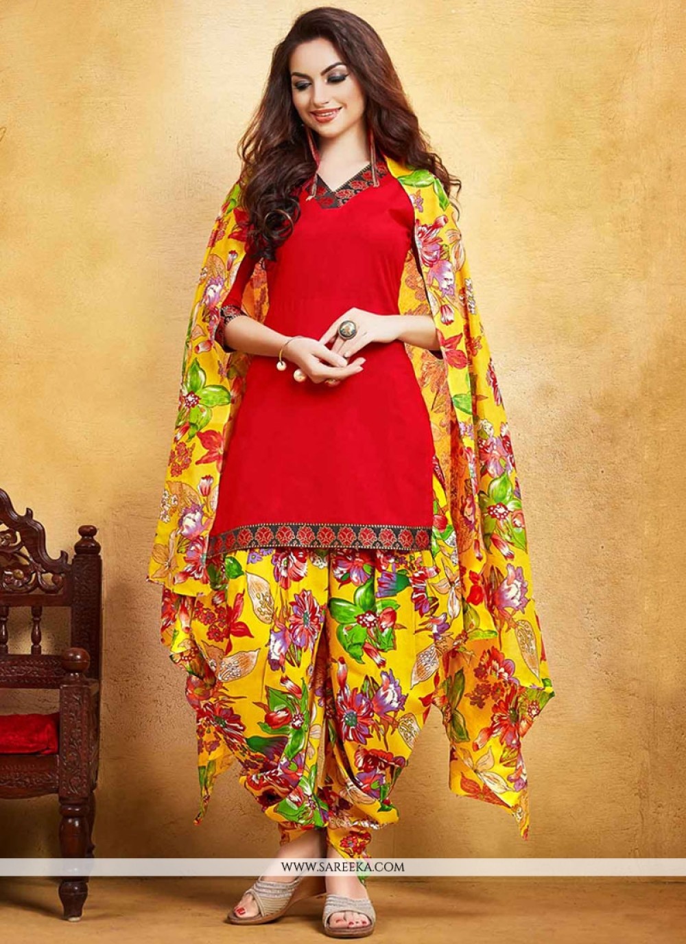 Vintage Collection » Eba Lifestyle Ruby Punjabi Style Patiyala Dress Design  1211-1214 Series