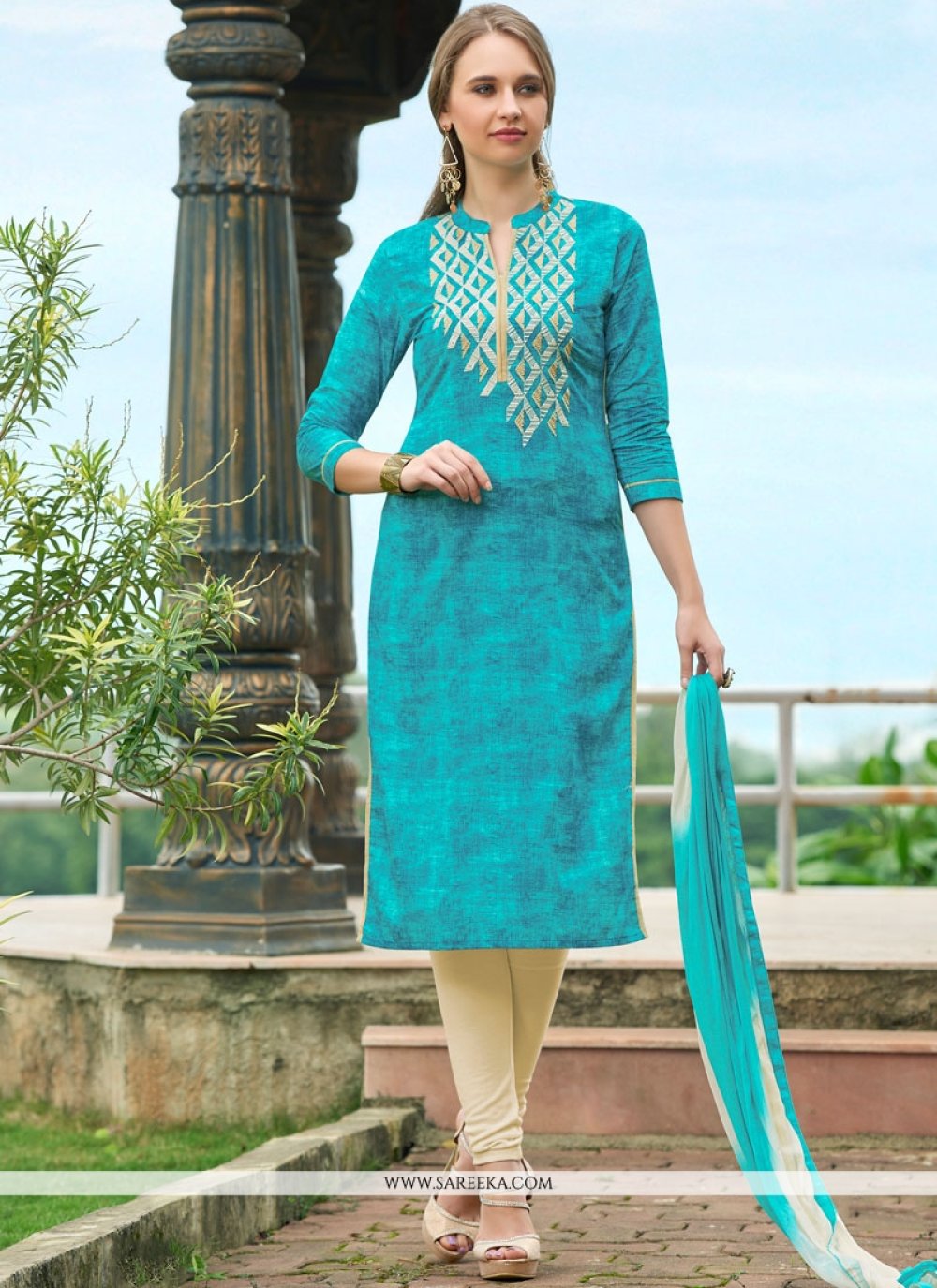 Work sales churidar dress