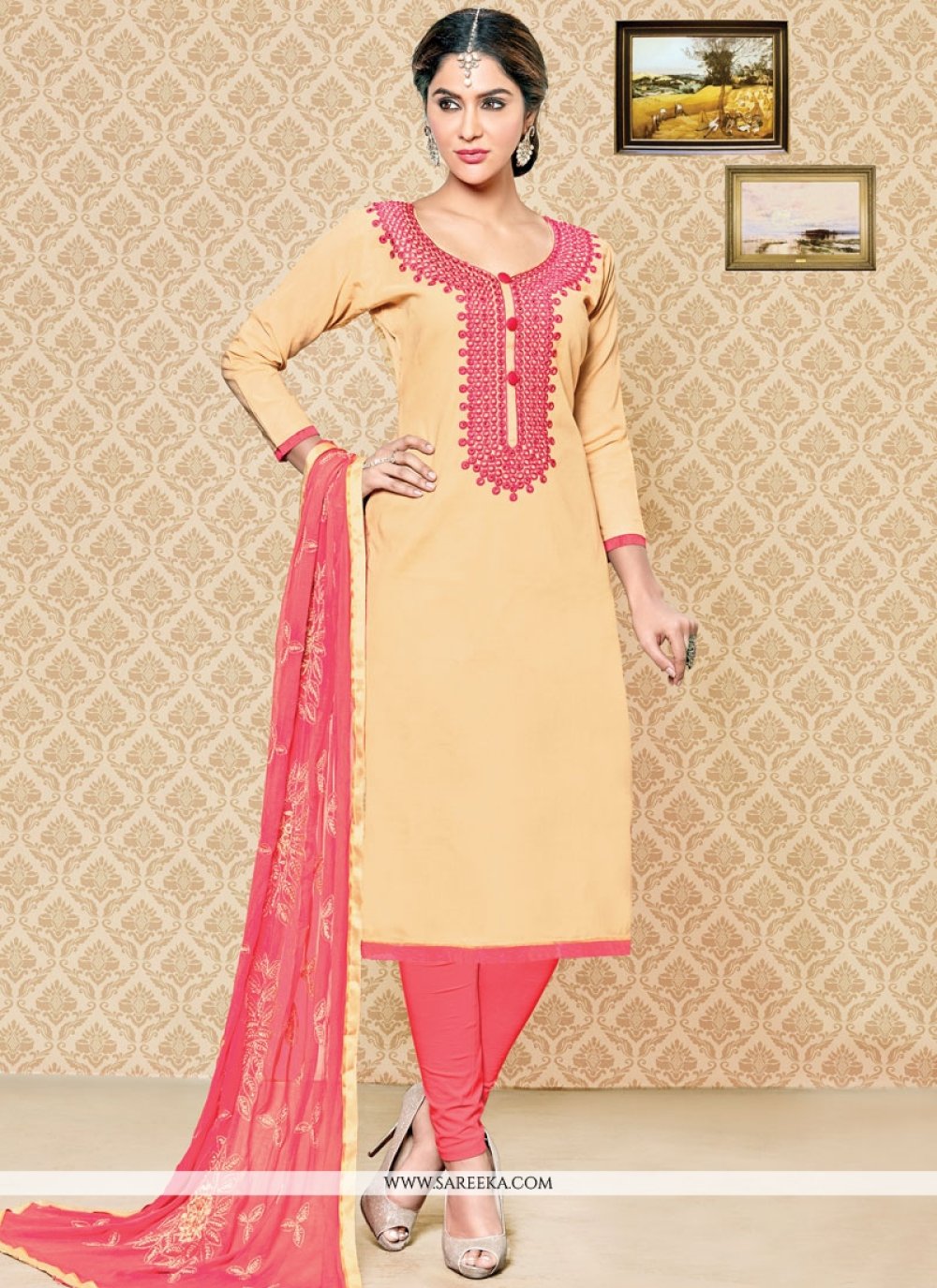 churidar work material